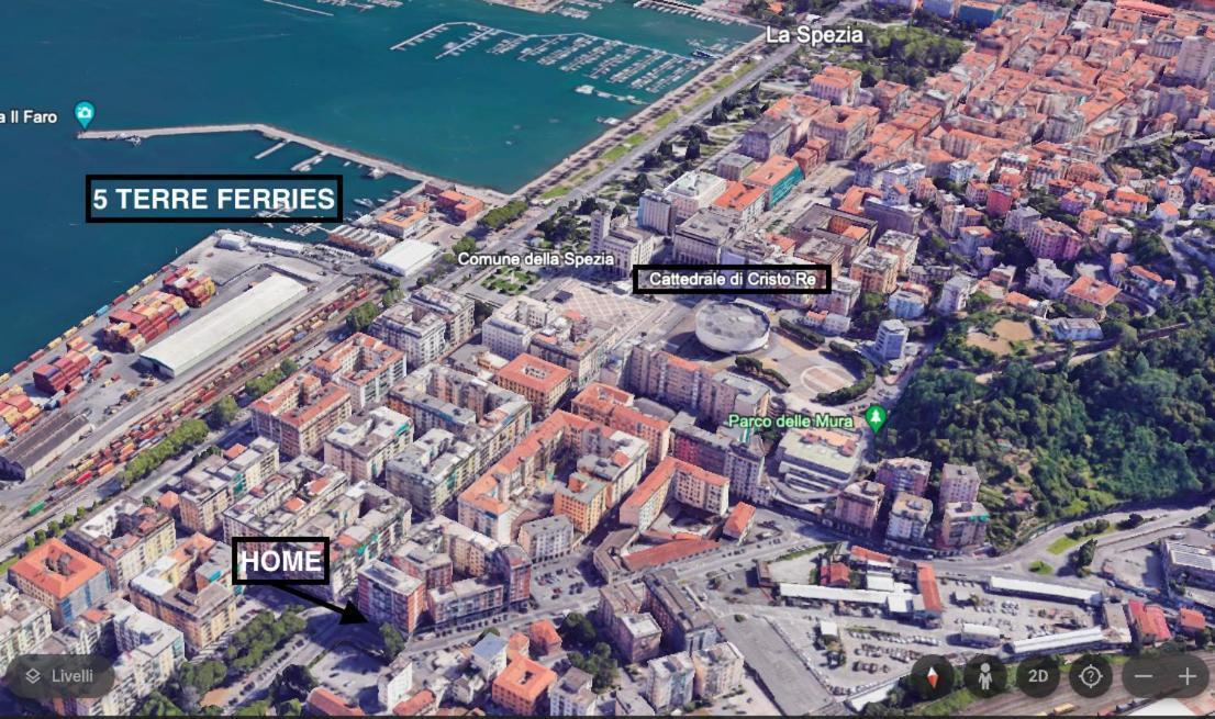 Apartamento Bilocale Con Posto Auto La Chicca Del Golfo La Spezia Exterior foto